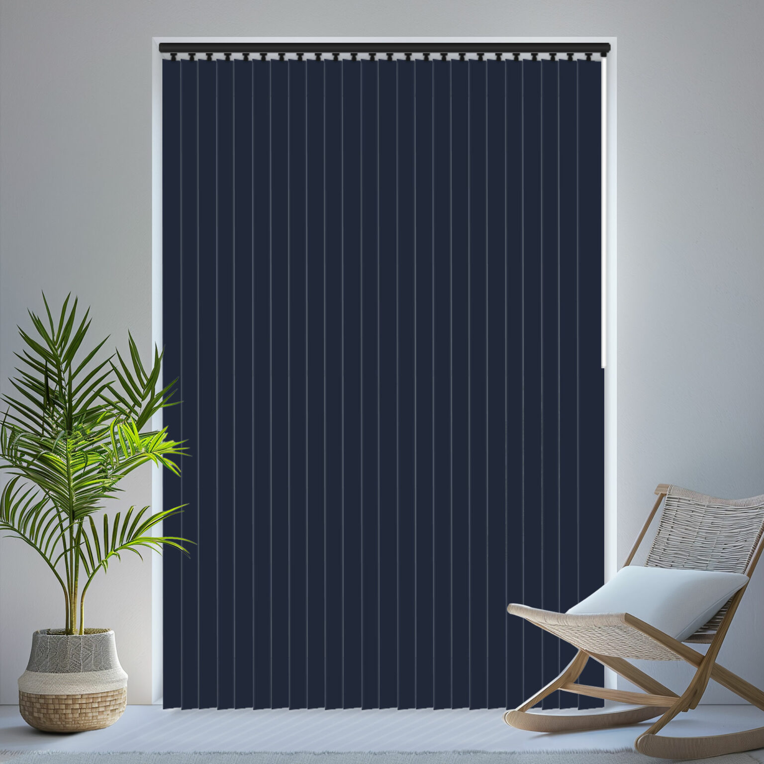 Carnival Blockout Navy - Louvolite